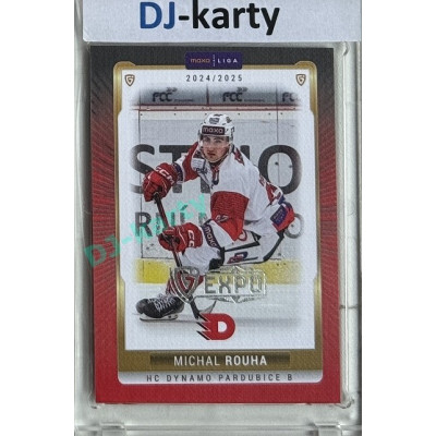 2024/25 Goal Cards Maxa liga 1. série #PCE-21 Michal Rouha Parallel Expo Silver 1of4