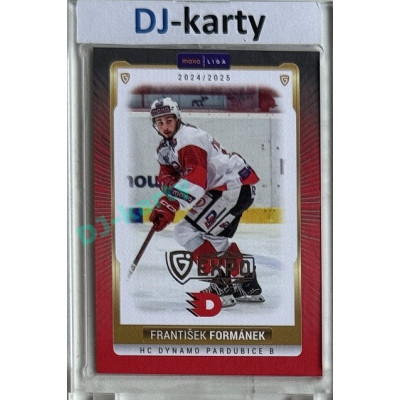 2024/25 Goal Cards Maxa liga 1. série #PCE-17 František Formánek Parallel Expo Silver 1of4
