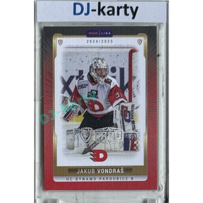 2024/25 Goal Cards Maxa liga 1. série #PCE-02 Jakub Vondraš Parallel Expo Silver 1of4