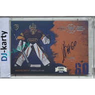 2024/25 Goal Cards Maxa liga 1. série #ASGT-01 Maxim Zhukov Goalie Team Signature EXPO Silver 1of2