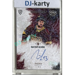 2024/25 Goal Cards Maxa liga 1. série #S-JI5 Matouš Menšík Signatures EXPO 1of1