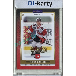 2024/25 Goal Cards Maxa liga 1. série #PCE-19 Robin Kaplan Parallel Expo Gold 1of4