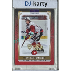 2024/25 Goal Cards Maxa liga 1. série #PCE-17 František Formánek Parallel Expo Gold 1of4