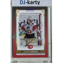 2024/25 Goal Cards Maxa liga 1. série #PCE-02 Jakub Vondraš Parallel Expo Gold 1of4