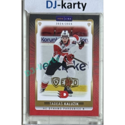 2024/25 Goal Cards Maxa liga 1. série #PCE-16 Tadeáš Kalužík Parallel Expo Gold 1of4