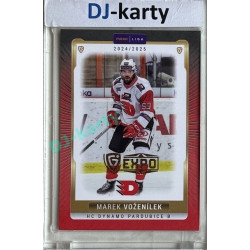 2024/25 Goal Cards Maxa liga 1. série #PCE-08 Marek Voženílek Parallel Expo Gold 1of4