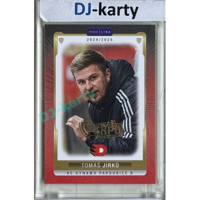 2024/25 Goal Cards Maxa liga 1. série #PCE-25 Tomáš Jirků Parallel Expo Gold 1of4