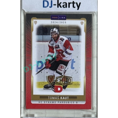 2024/25 Goal Cards Maxa liga 1. série #PCE-18 Tomáš Kaut Parallel Expo Gold 1of4