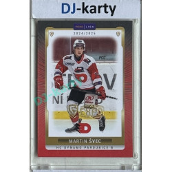 2024/25 Goal Cards Maxa liga 1. série #PCE-06 Martin Švec Parallel Expo Gold 1of4