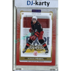 2024/25 Goal Cards Maxa liga 1. série #SLA-13 Roman Přikryl Parallel Expo Gold 1of4