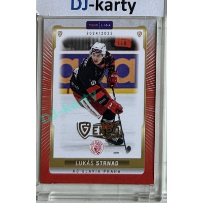 2024/25 Goal Cards Maxa liga 1. série #SLA-12 Lukáš Strnad Parallel Expo Gold 1of4