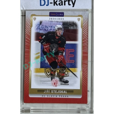 2024/25 Goal Cards Maxa liga 1. série #SLA-11 Jiří Stejskal Parallel Expo Gold 1of4
