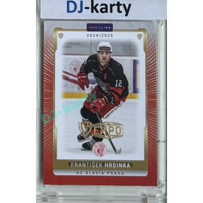 2024/25 Goal Cards Maxa liga 1. série #SLA-08 František Hrdinka Parallel Expo Gold 1of4