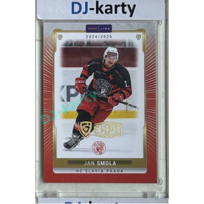 2024/25 Goal Cards Maxa liga 1. série #SLA-21 Jan Smola Parallel Expo Gold 1of4