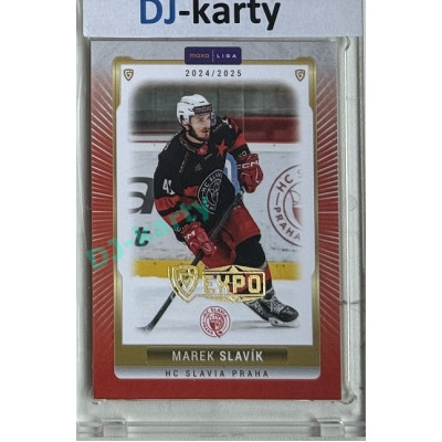 2024/25 Goal Cards Maxa liga 1. série #SLA-18 Marek Slavík Parallel Expo Gold 1of4