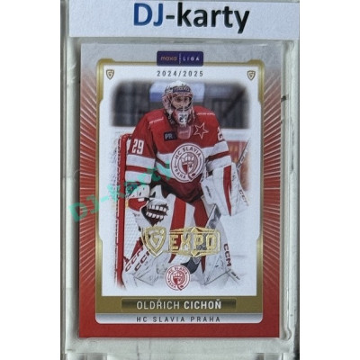 2024/25 Goal Cards Maxa liga 1. série #SLA-03 Oldřich Cichoň Parallel Expo Gold 1of4