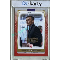 2024/25 Goal Cards Maxa liga 1. série #SLA-25 Aleš Totter Parallel Expo Gold 1of4