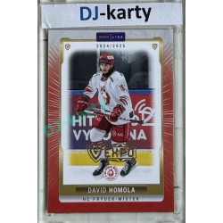 2024/25 Goal Cards Maxa liga 1. série #FMI-12 David Homola Parallel Expo Gold 1of4