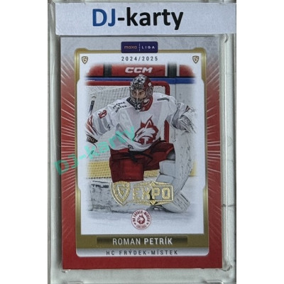 2024/25 Goal Cards Maxa liga 1. série #FMI-02 Roman Petrík Parallel Expo Gold 1of4