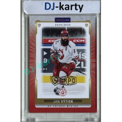 2024/25 Goal Cards Maxa liga 1. série #FMI-08 Jan Výtisk Parallel Expo Gold 1of4