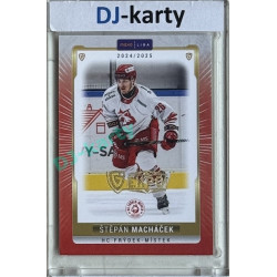 2024/25 Goal Cards Maxa liga 1. série #FMI-21 Štěpán Macháček Parallel Expo Gold 1of4
