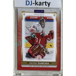 2024/25 Goal Cards Maxa liga 1. série #FMI-01 Patrik Švančara Parallel Expo Gold 1of4