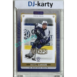 2024/25 Goal Cards Maxa liga 1. série #KOL-19 Matěj Gardoň Parallel Expo Gold 1of4