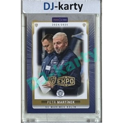 2024/25 Goal Cards Maxa liga 1. série #KOL-24 Petr Martínek Parallel Expo Gold 1of4