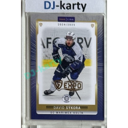 2024/25 Goal Cards Maxa liga 1. série #KOL-03 David Sýkora Parallel Expo Gold 1of4