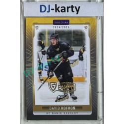 2024/25 Goal Cards Maxa liga 1. série #SOK-18 David Kofroň Parallel Expo Gold 1of4