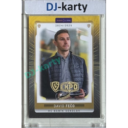 2024/25 Goal Cards Maxa liga 1. série #SOK-26 David Fečo Parallel Expo Gold 1of4