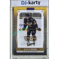 2024/25 Goal Cards Maxa liga 1. série #SOK-06 Martin Rohan Parallel Expo Gold 1of4