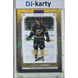 2024/25 Goal Cards Maxa liga 1. série #SOK-22 Štěpán Csamangó Parallel Expo Gold 1of4