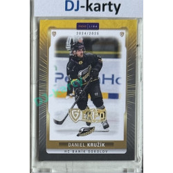 2024/25 Goal Cards Maxa liga 1. série #SOK-21 Daniel Kružík Parallel Expo Gold 1of4