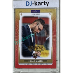 2024/25 Goal Cards Maxa liga 1. série #PRO-24 Lukáš Majer Parallel Expo Gold 1of4