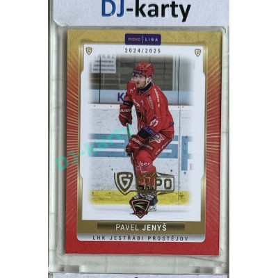 2024/25 Goal Cards Maxa liga 1. série #PRO-13 Pavel Jenyš Parallel Expo Gold 1of4