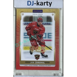 2024/25 Goal Cards Maxa liga 1. série #PRO-06 Jan Zdráhal Parallel Expo Gold 1of4