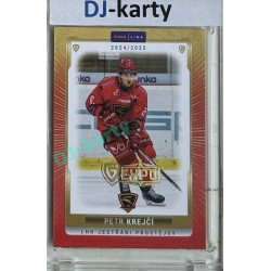 2024/25 Goal Cards Maxa liga 1. série #PRO-08 Petr Krejčí Parallel Expo Gold 1of4