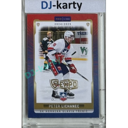 2024/25 Goal Cards Maxa liga 1. série #TRE-22 Peter Lichanec Parallel Expo Gold 1of4