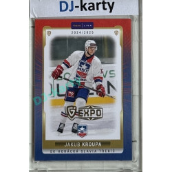 2024/25 Goal Cards Maxa liga 1. série #TRE-05 Jakub Kroupa Parallel Expo Gold 1of4