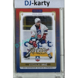 2024/25 Goal Cards Maxa liga 1. série #TRE-16 Vítězslav Brož Parallel Expo Gold 1of4