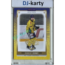 2024/25 Goal Cards Maxa liga 1. série #PRE-05 Robert Černý Parallel Expo Gold 1of4