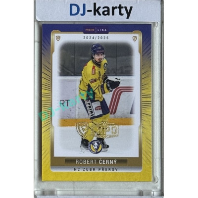 2024/25 Goal Cards Maxa liga 1. série #PRE-05 Robert Černý Parallel Expo Gold 1of4