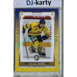 2024/25 Goal Cards Maxa liga 1. série #PRE-16 Michal Hotěk Parallel Expo Gold 1of4