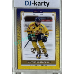 2024/25 Goal Cards Maxa liga 1. série #PRE-14 Matouš Kratochvil Parallel Expo Gold 1of4