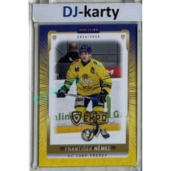 2024/25 Goal Cards Maxa liga 1. série #PRE-07 František Němec Parallel Expo Gold 1of4