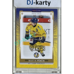 2024/25 Goal Cards Maxa liga 1. série #PRE-08 Martin Pěnčík Parallel Expo Gold 1of4