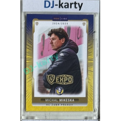 2024/25 Goal Cards Maxa liga 1. série #PRE-24 Michal Mikeska Parallel Expo Gold 1of4