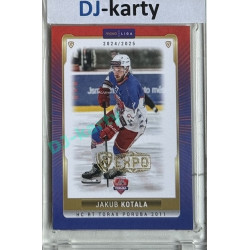 2024/25 Goal Cards Maxa liga 1. série #POR-16 Jakub Kotala Parallel Expo Gold 1of4