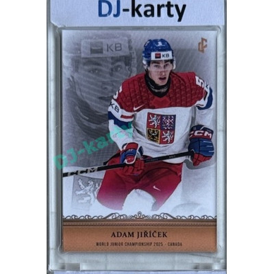 2024/25 LC Repre serie 1 #WJC-02 Adam Jiříček World Junior Championship 2025 Canada Gold